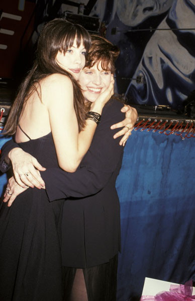 with mom - Bebe Buell