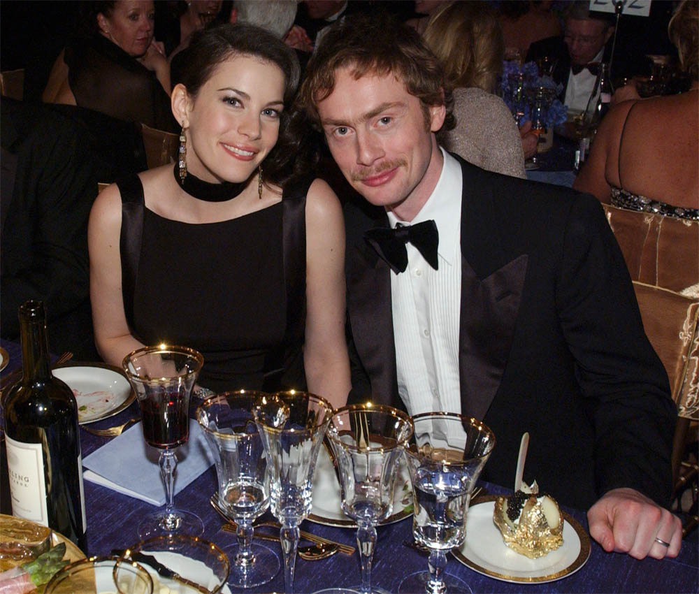 with husband Royston Langdon - at post Oscars 2004 party