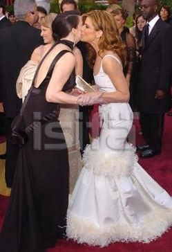 with Sandra Bullock - at Oscars 2004