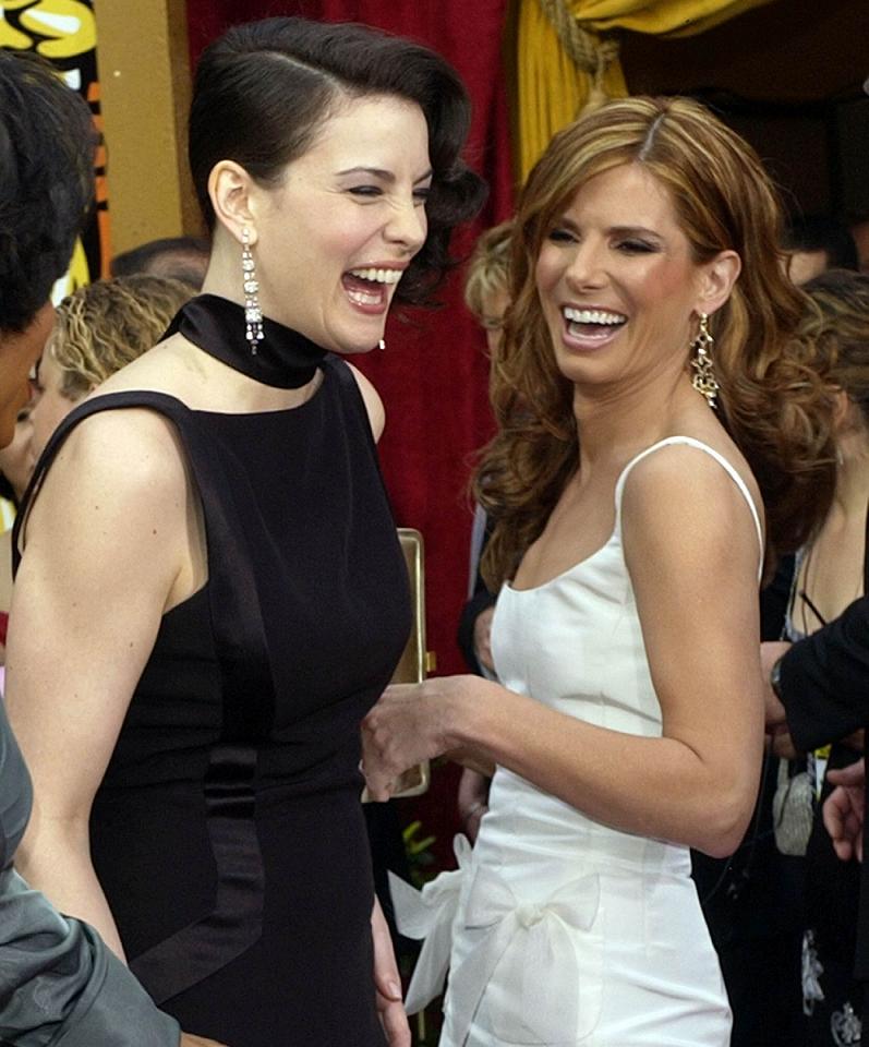 with Sandra Bullock - at the Oscars 2004