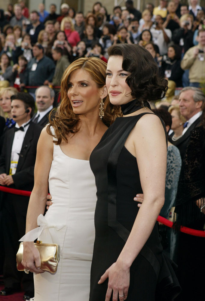 with Sandra Bullock - at Oscars 2004