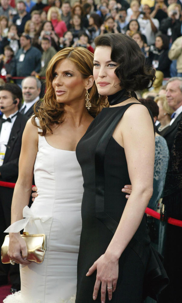 with Sandra Bullock - at Oscars 2004