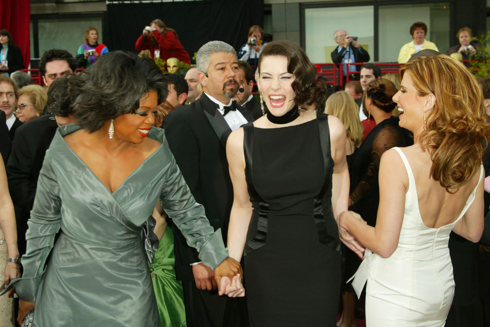 with Oprah Winfrey and Sandra Bullock - at the Oscars 2004