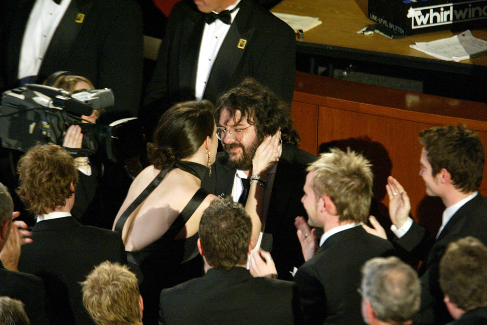 with Peter Jackson - at the Oscars 2004
