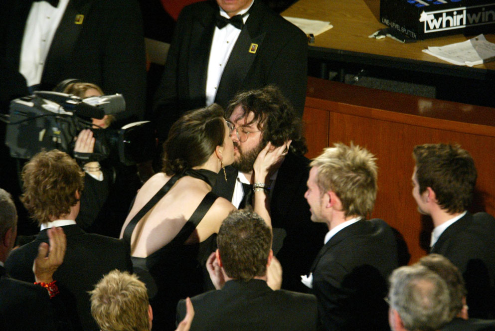 with Peter Jackson - at the Oscars 2004