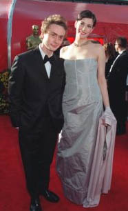 with boyfriend - Royston Langdon, at Oscars 1999