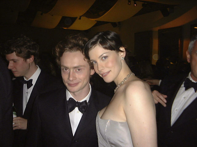 with boyfriend - Royston Langdon, at Oscars 1999