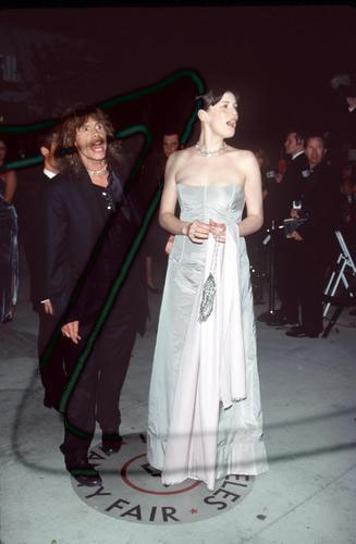 with dad Steven Tyler, at Oscars 1999