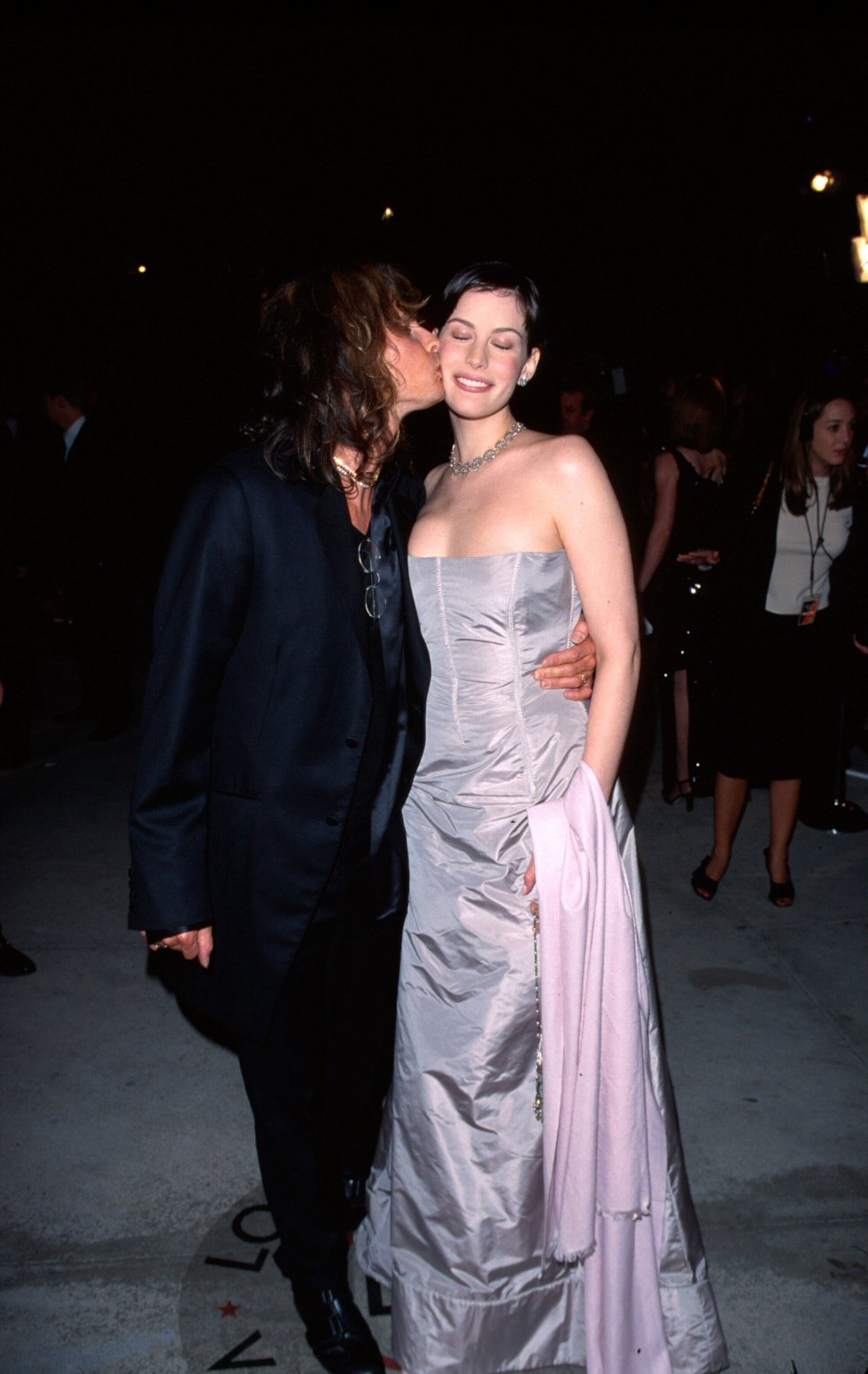 with Steven Tyler at the Vanity Fair Oscar After Party