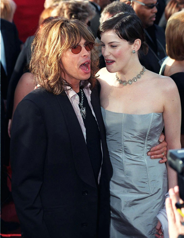 with dad Steven Tyler - at Oscars 1999