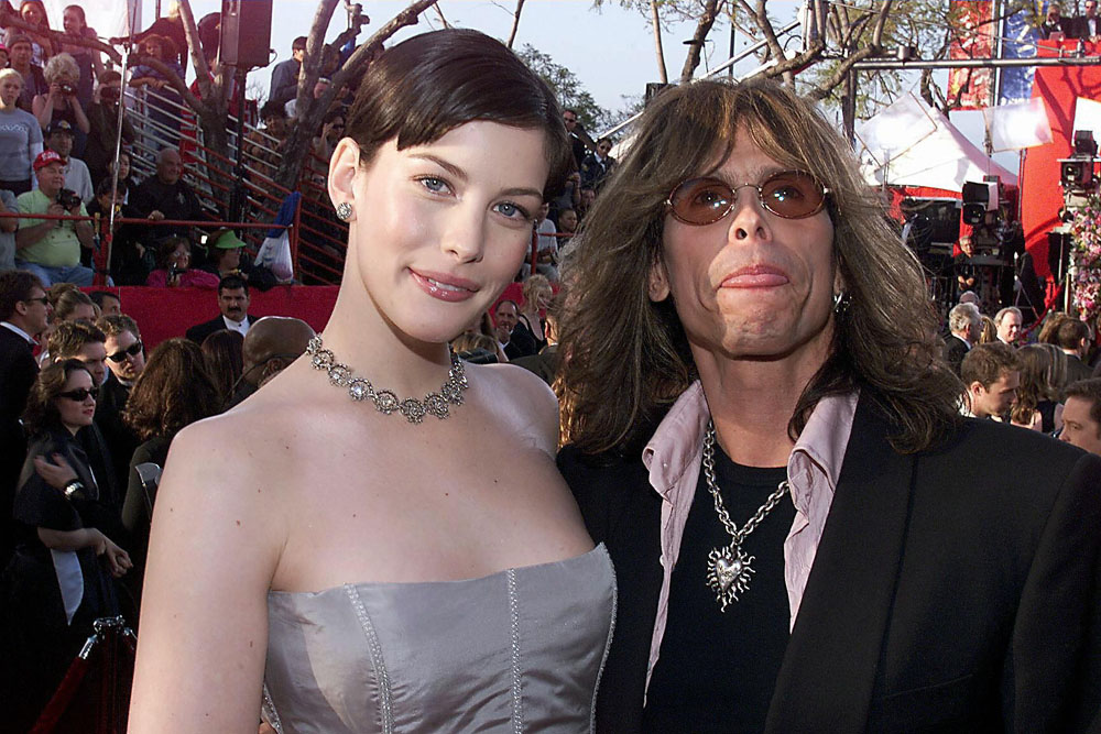 with dad Steven Tyler - at Oscars 1999