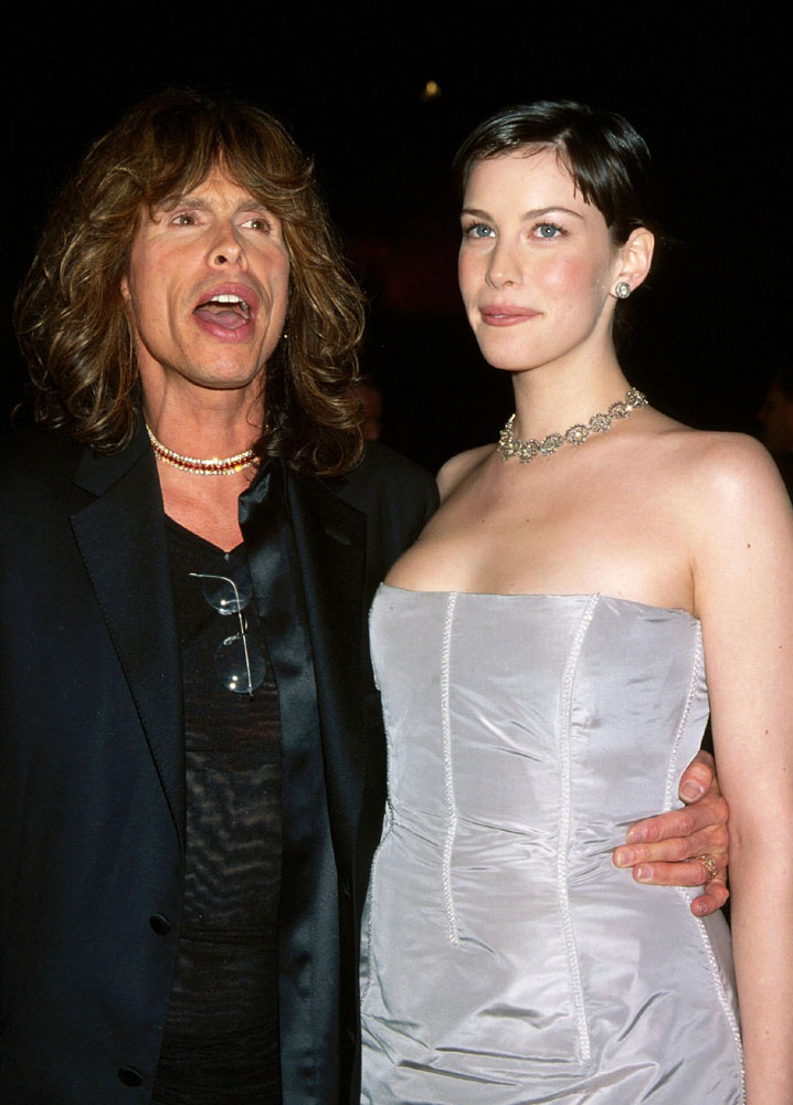 with dad Steven Tyler - at Oscars 1999