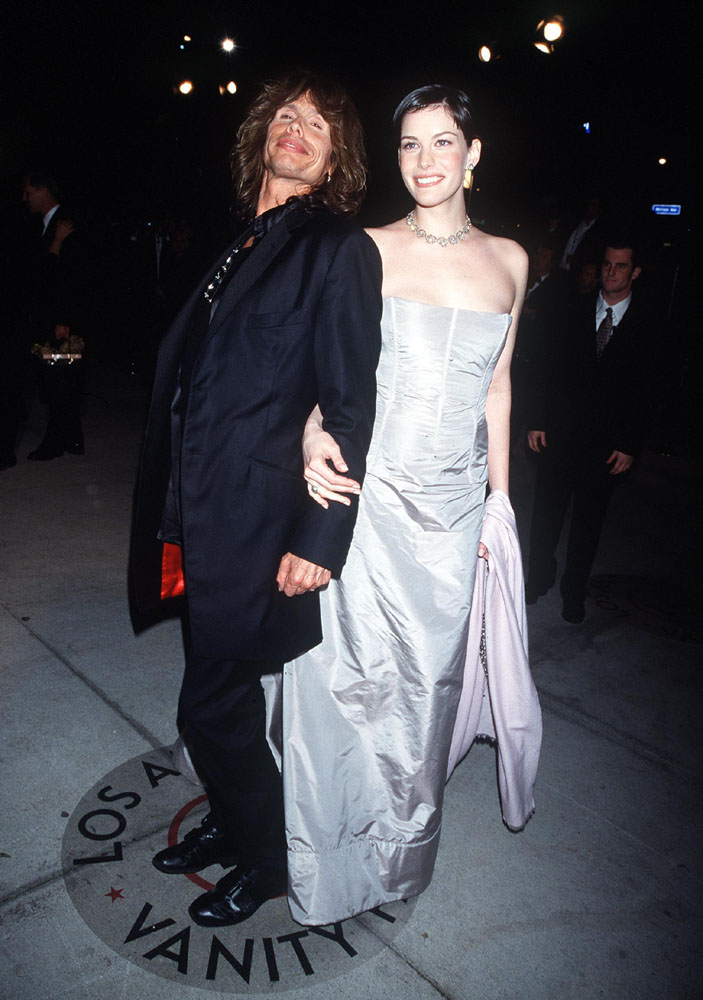 with dad Steven Tyler - at Oscars 1999