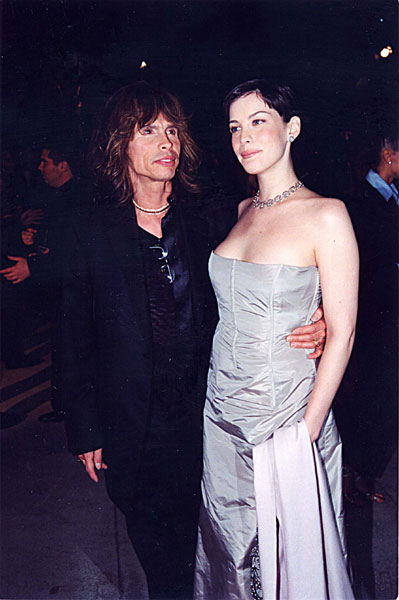 with dad Steven Tyler - at Oscars 1999