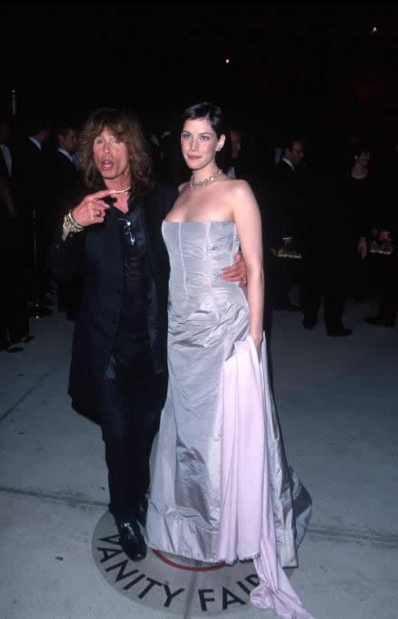 with dad Steven Tyler - at Oscars 1999