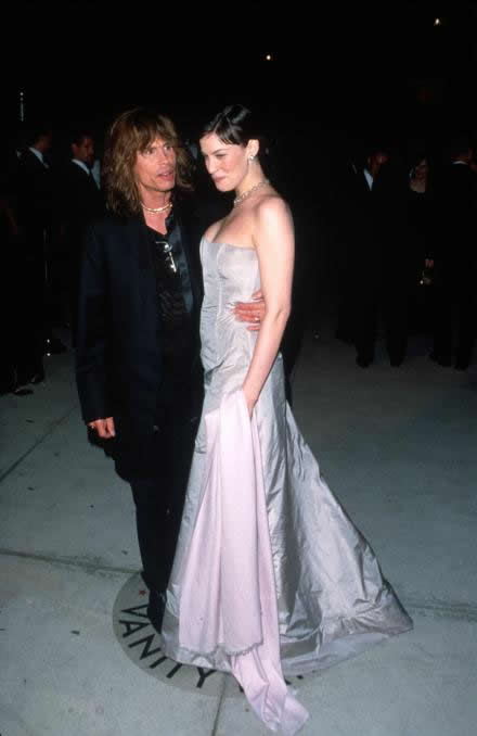 with dad Steven Tyler - at Oscars 1999
