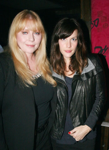 with mom - Bebe Buell