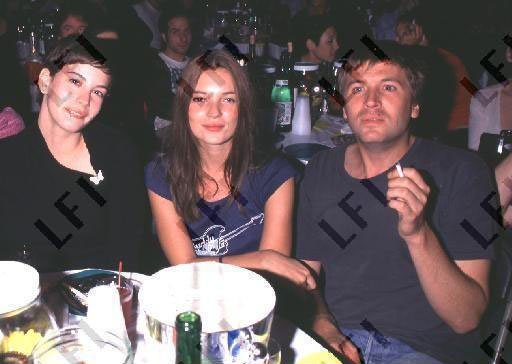 with Kate Moss and Evan Dando