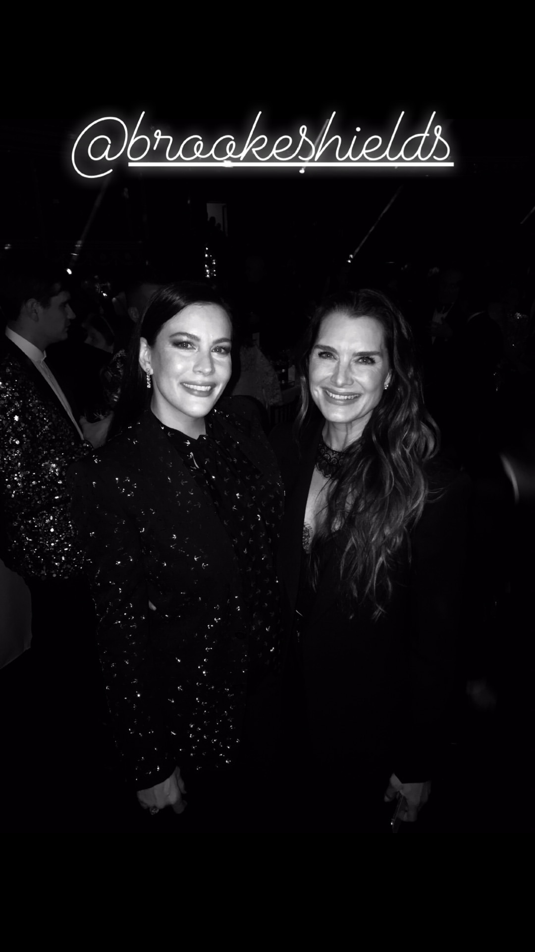 with Brooke Shields, from Liv's Instagram