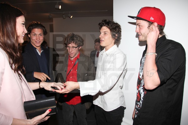 with Vito Schnabel, Dustin Yellin and Theo Wenner