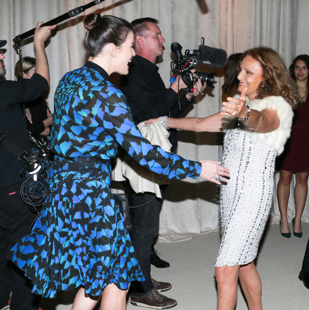 with Diane von Furstenberg