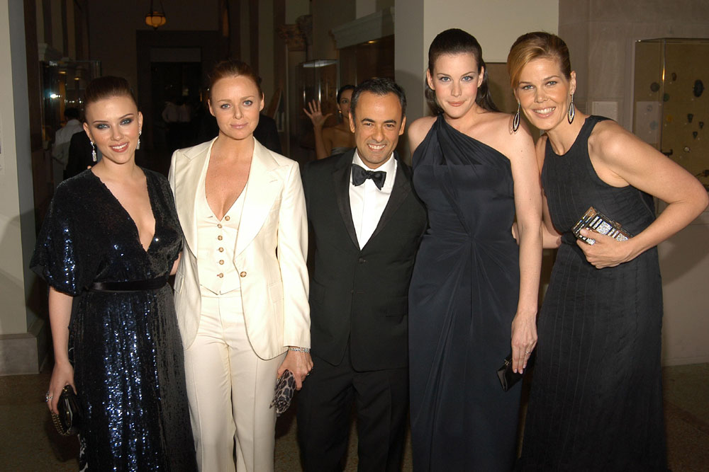 with Scarlett Johansson, Stella Mccartney, Francisco Costa and Mary Alice Stephenson