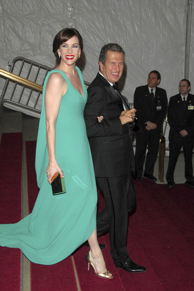 with Mario Testino