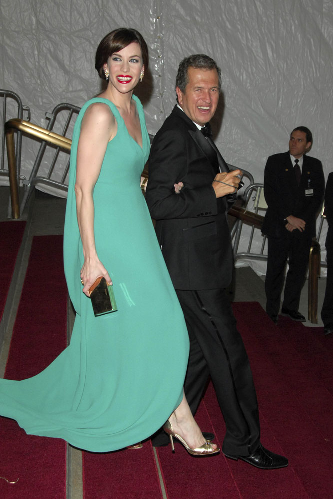 with Mario Testino