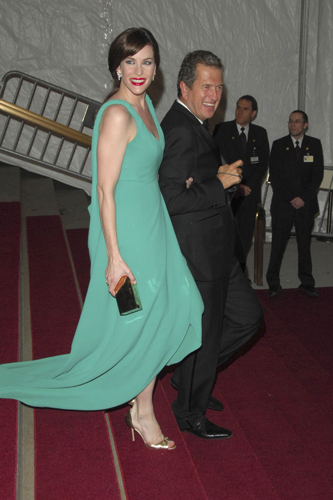with Mario Testino