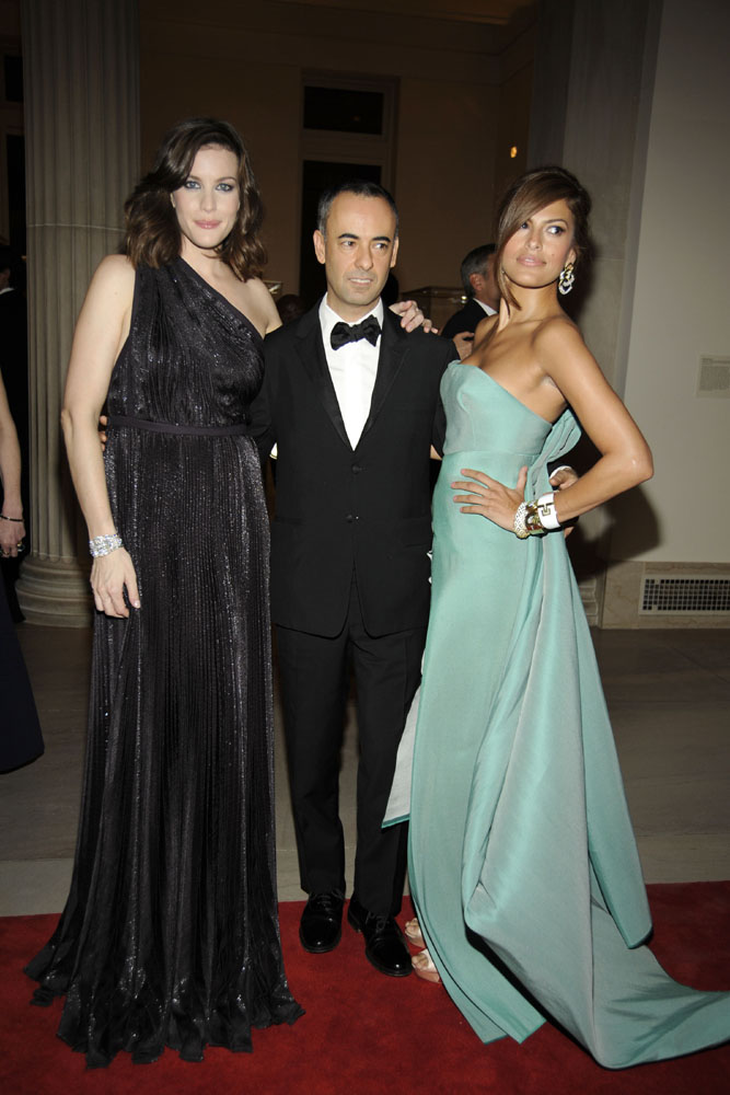 with Francisco Costa and Eva Mendes