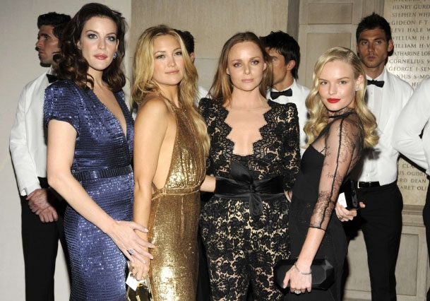 with Kate Hudson, Stella McCartney and Kate Bosworth