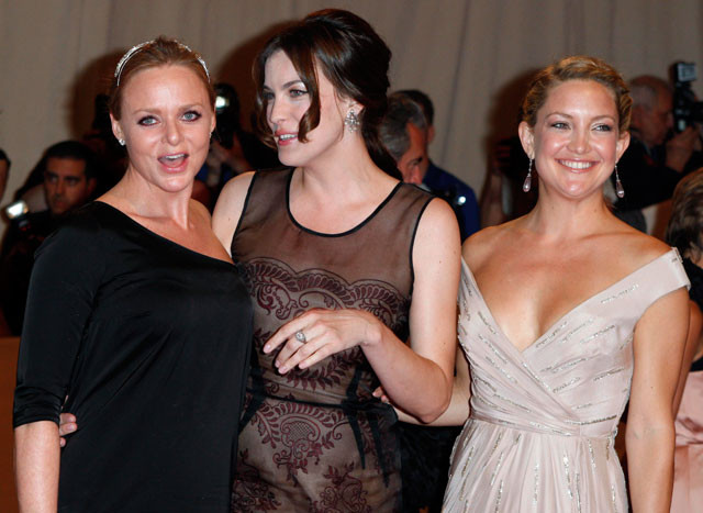 with Stella McCartney and Kate Hudson