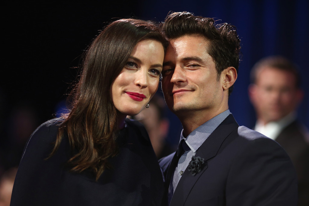 with Orlando Bloom