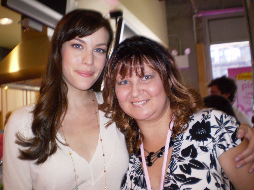 with Debbie - A breast cancer survivor