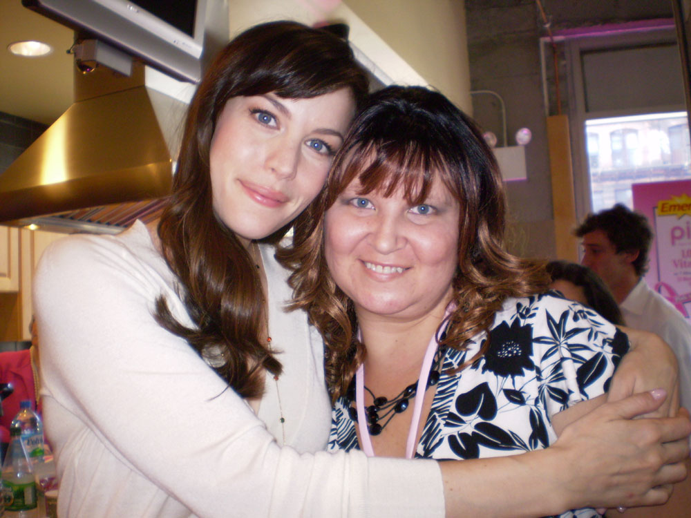 with Debbie - A breast cancer survivor