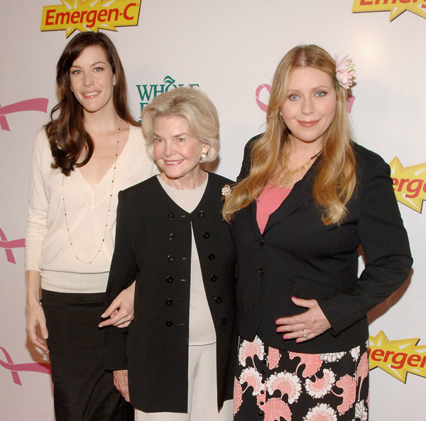 with grandmother Dorothea Johnson and mom Bebe Buell
