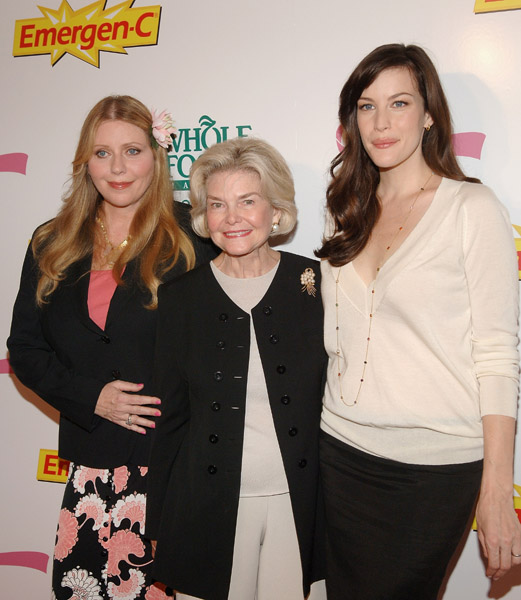 with grandmother Dorothea Johnson and mom Bebe Buell