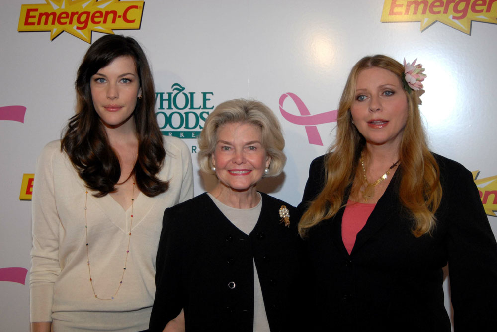 with grandmother Dorothea Johnson and mom Bebe Buell