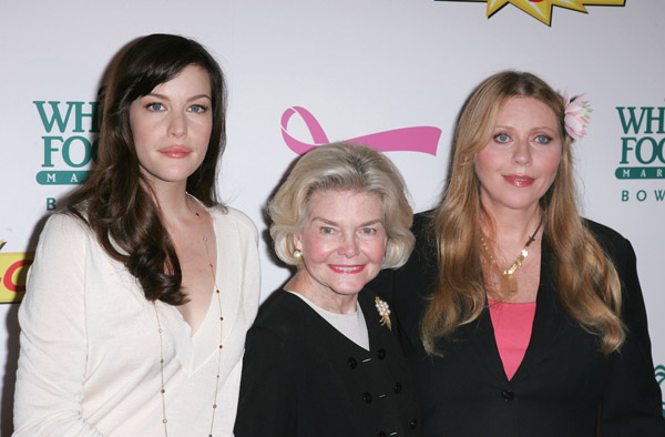 with grandmother Dorothea Johnson and mom Bebe Buell