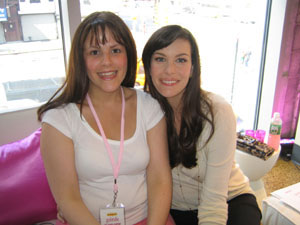 with Sarah - A breast cancer survivor