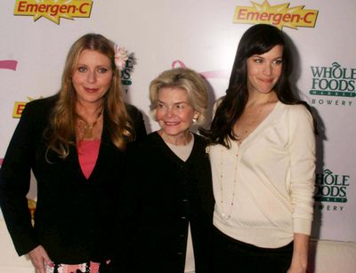 with mom Bebe Buell and grandmother Dorothea Johnson