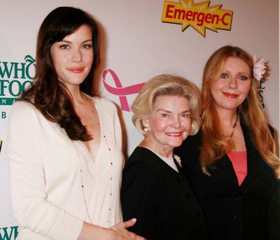 with grandmother Dorothea Johnson and mom Bebe Buell