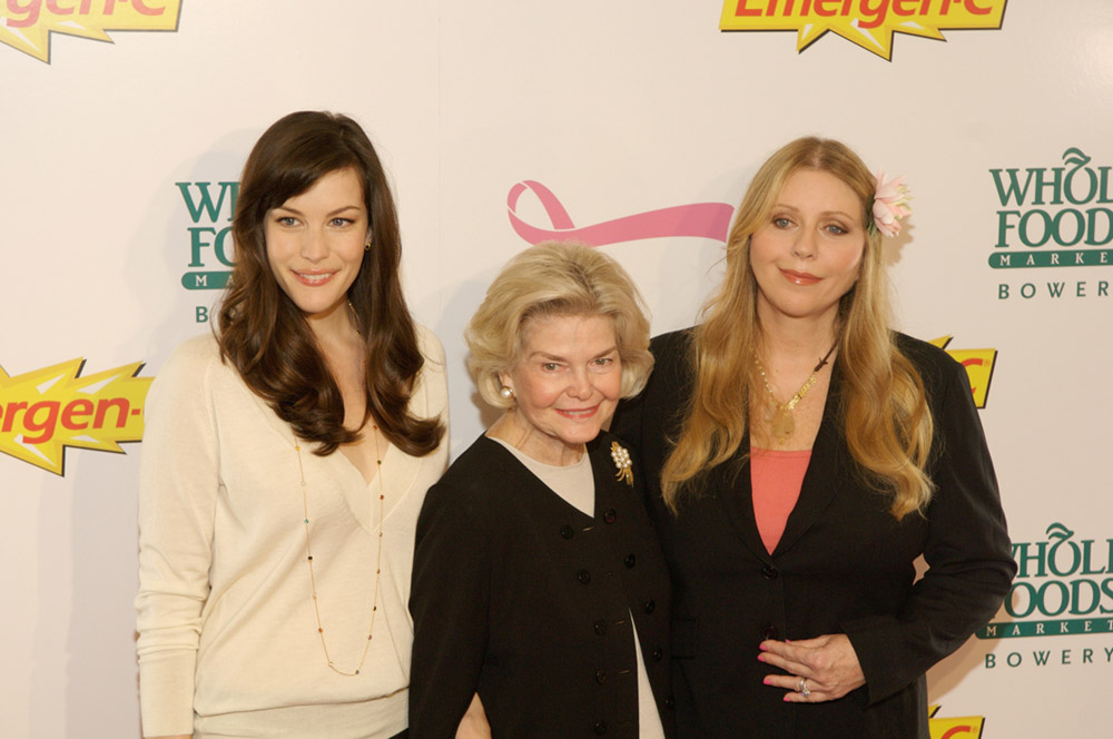 with grandmother Dorothea Johnson and mom Bebe Buell