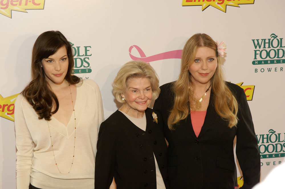 with grandmother Dorothea Johnson and mom Bebe Buell