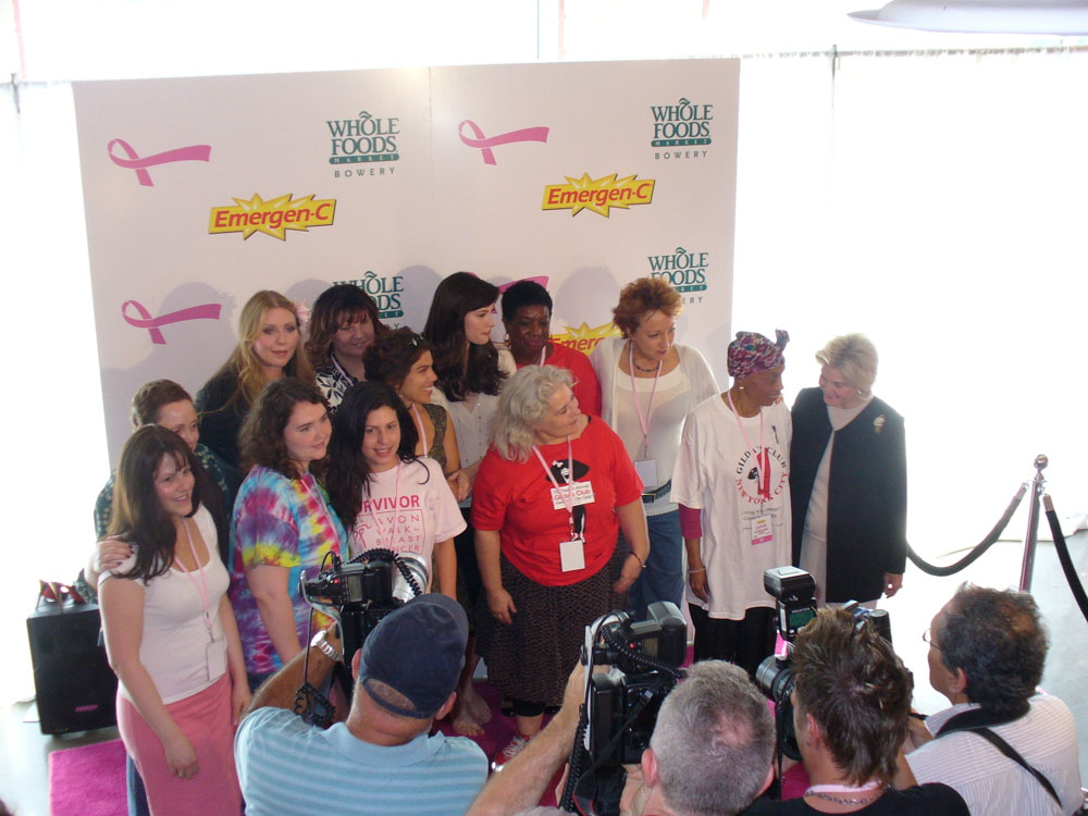 with breast cancer survivors