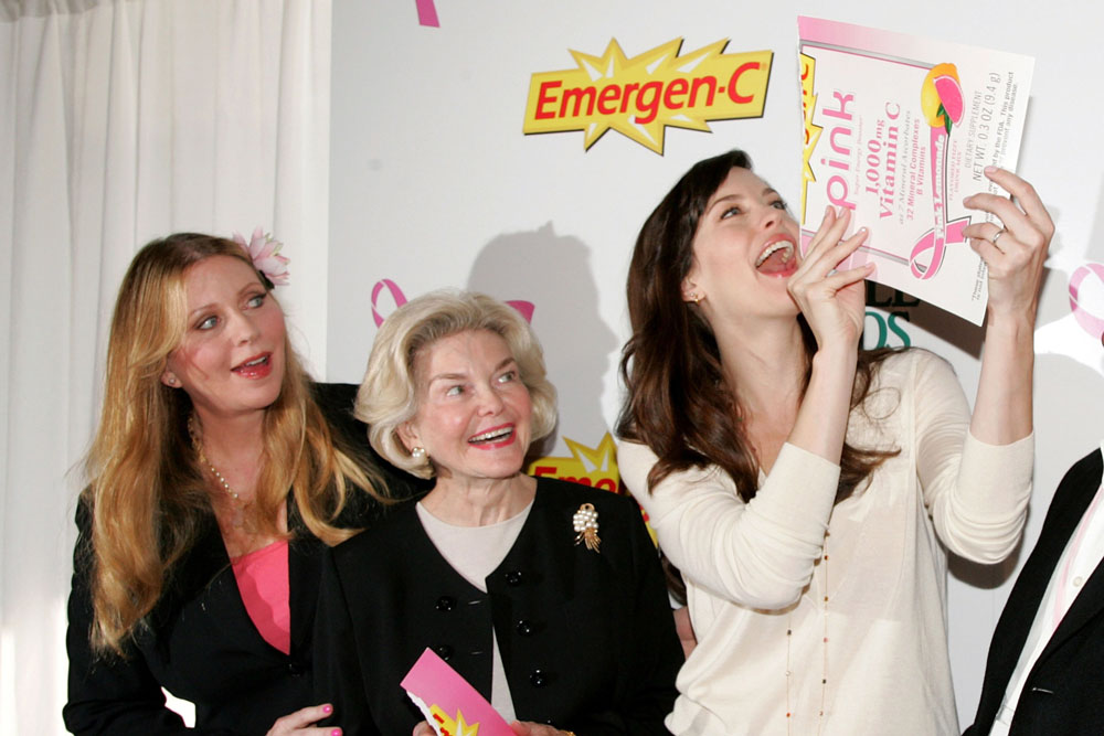 with mom Bebe Buell and grandmother Dorothea Johnson
