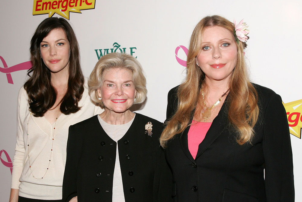 with grandmother Dorothea Johnson and mom Bebe Buell