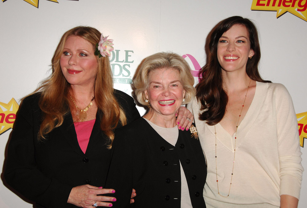 with mom Bebe Buell and grandmother Dorothea Johnson