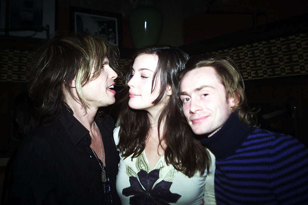 with dad Steven Tyler and boyfriend Royston Langdon
