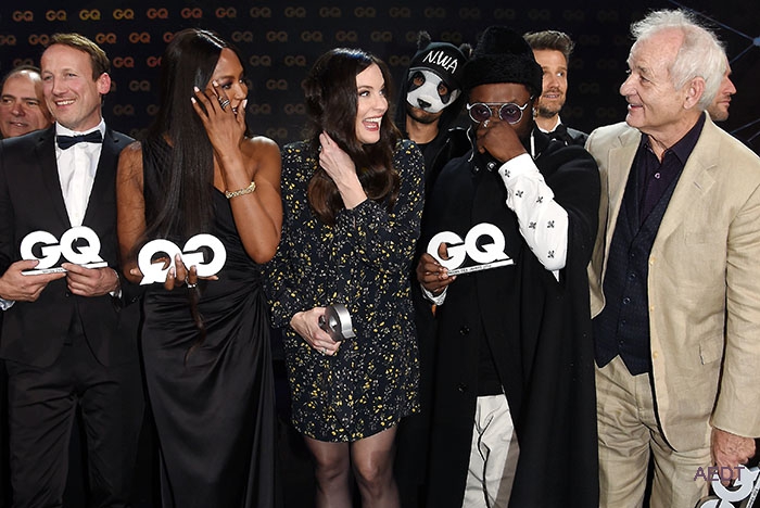 with Wotan Wilke Moehring, Naomi Campbell, will.i.am and Bill Murray